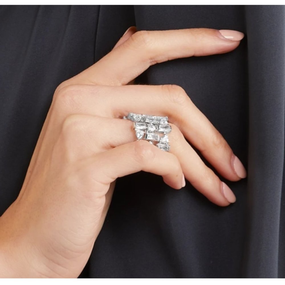 KENNETH JAY LANE cubic zirconia ring